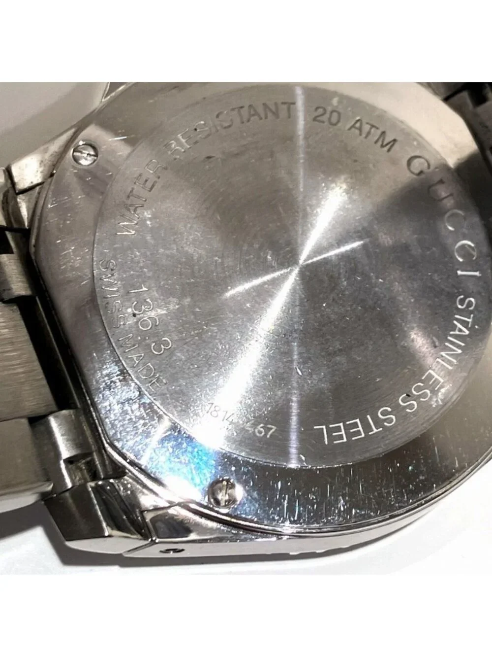 Gucci Dive Watch Gross Weight SS Automatic Winding Black Dial 136.3
